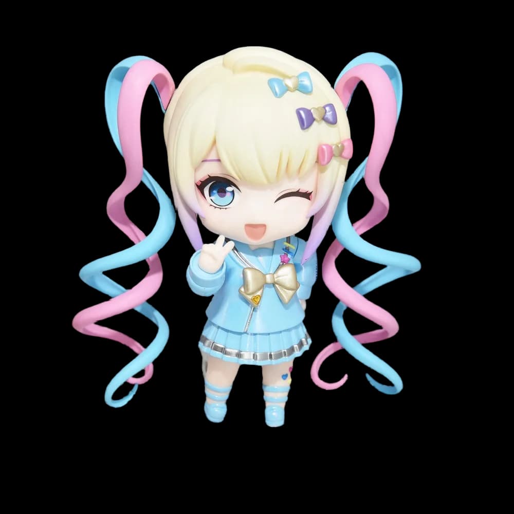 10 cm Needy Girl Overdose Anime Figura OB11 Parade KAngel Action Figures Virtual Uploader Collezione in PVC Modello Ornamenti Giocattoli