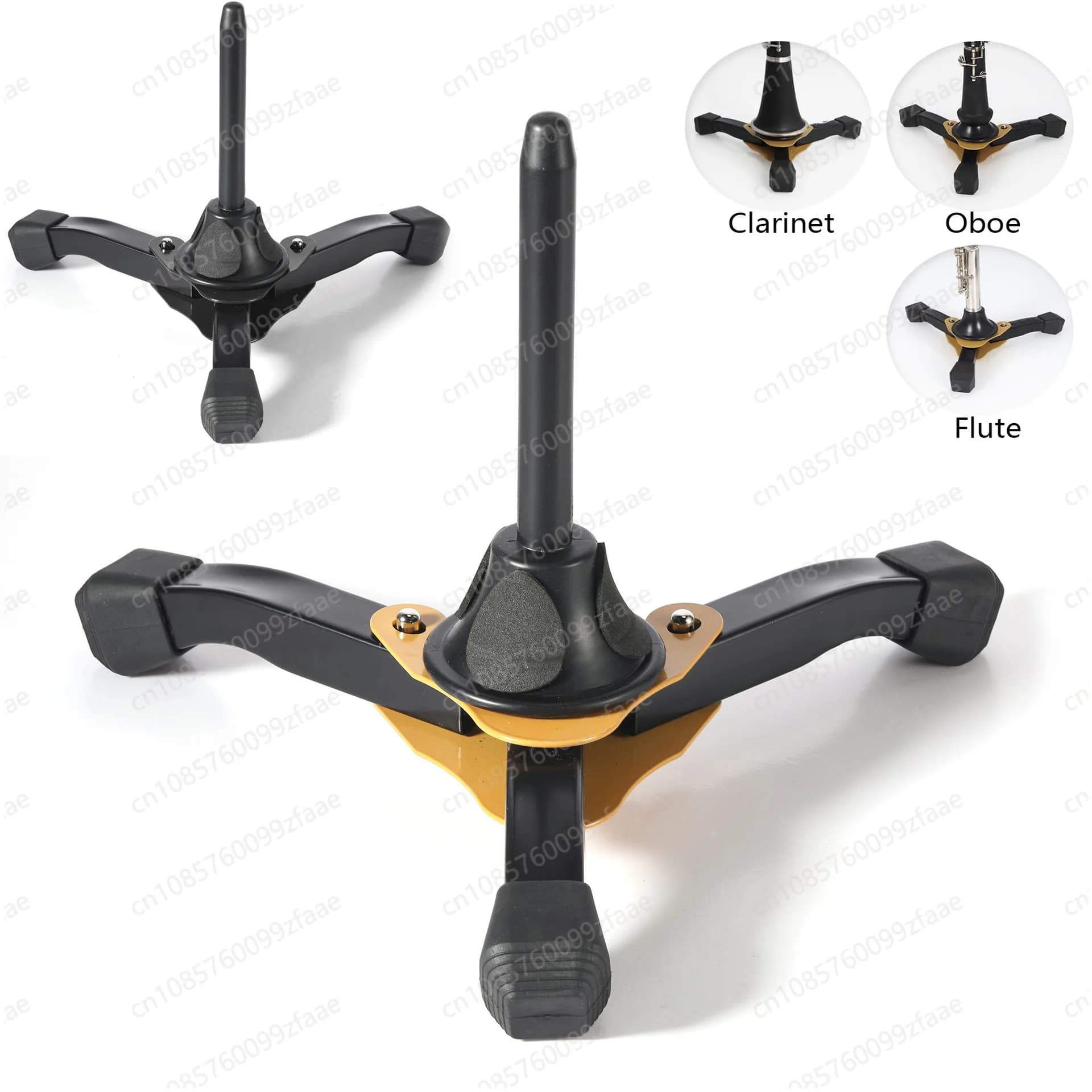 Supporto pieghevole per clarinetto, clarinetto, treppiede per flauto e oboe, supporto portatile per strumenti a fiato