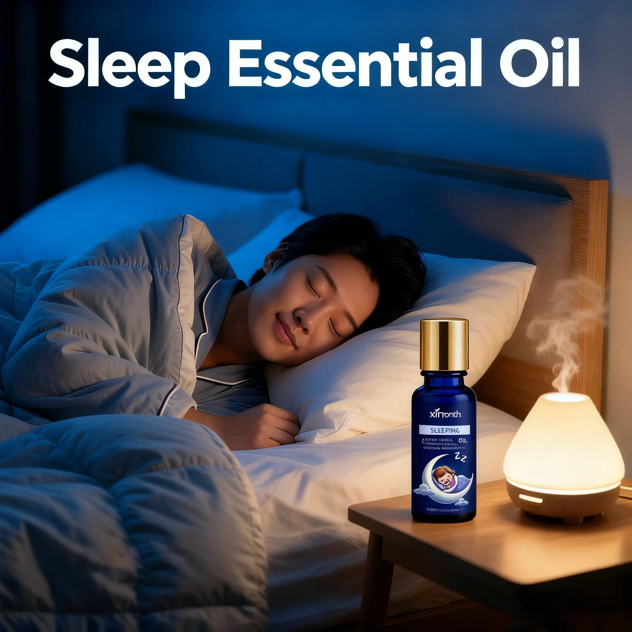 Olio essenziale di lavanda per il sonno Aromaterapia Anti affaticamento Stress Ansia Rilassante Mente del corpo Migliora l'insonnia Olio aromatico per il sonno