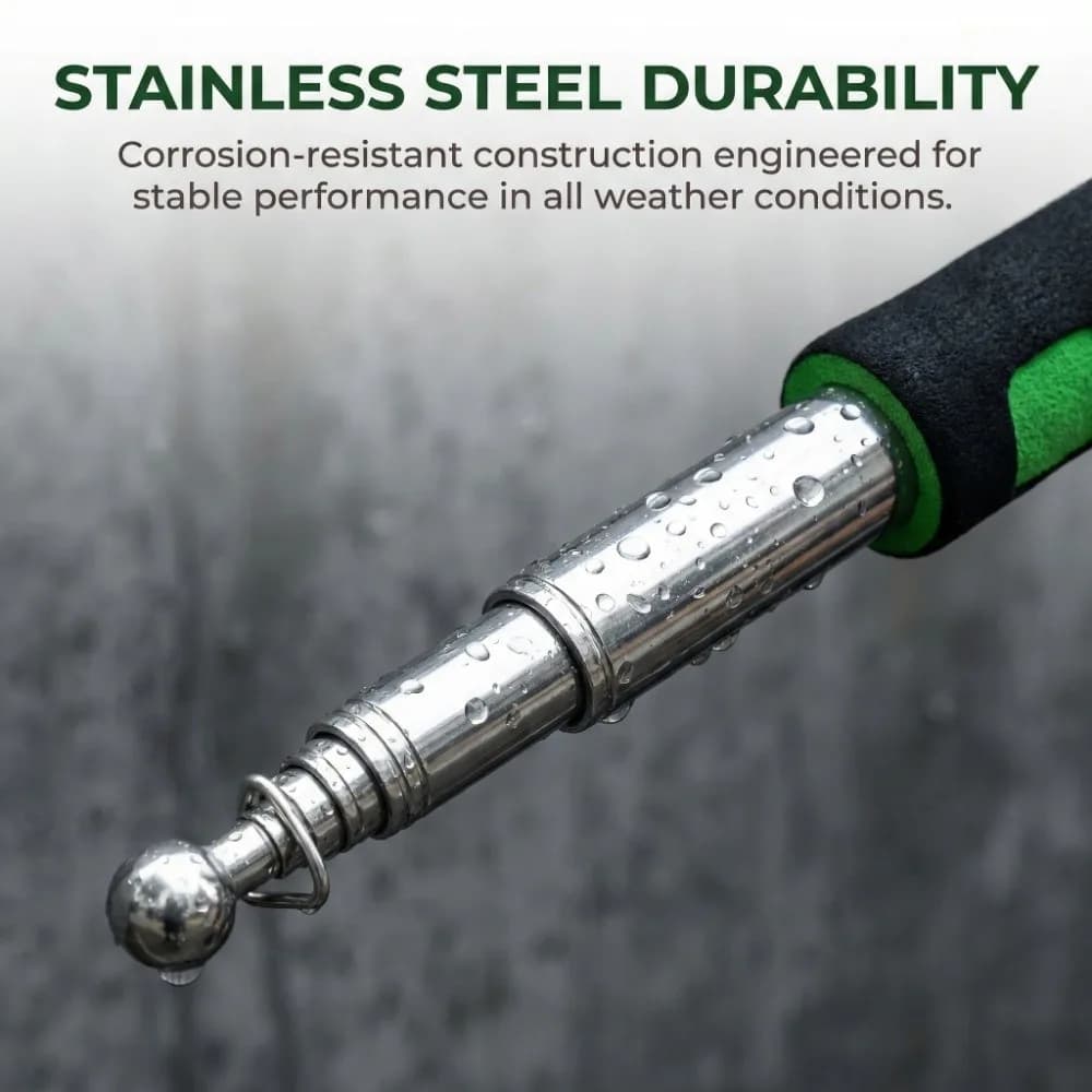 Tour Tool Stainless Steel Flag Pole Telescopic 2m Teaching Pointer Portable Extendable Telescopic Pole Touring