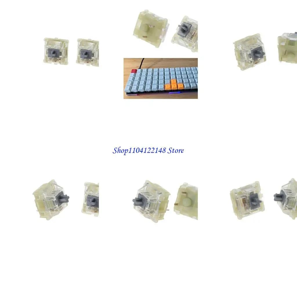 P9FA RGB Cherry MX Interruttore a 3 pin Tastiera meccanica Switch Mute Silver Mute