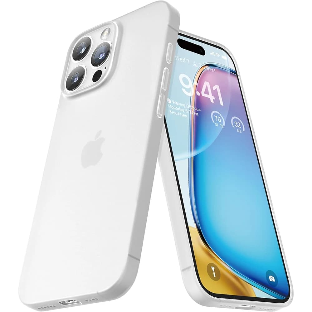 Custodia morbida in silicone opaco ultra sottile per iPhone 16 15 14 Plus 13 12 Mini Pro Max Custodia antiurto trasparente bianca smerigliata