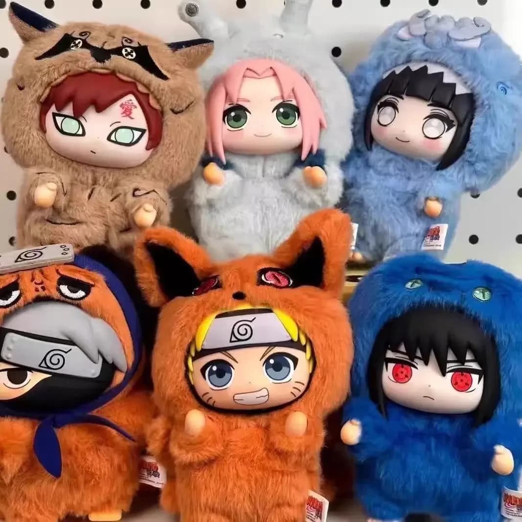 Nuovo EAKI Naruto Blind Box Serie Shippuden Party, Peluche Uzumaki Shippuden Originale, Figurina Ornamentale, Giocattolo da Collezione, Regalo