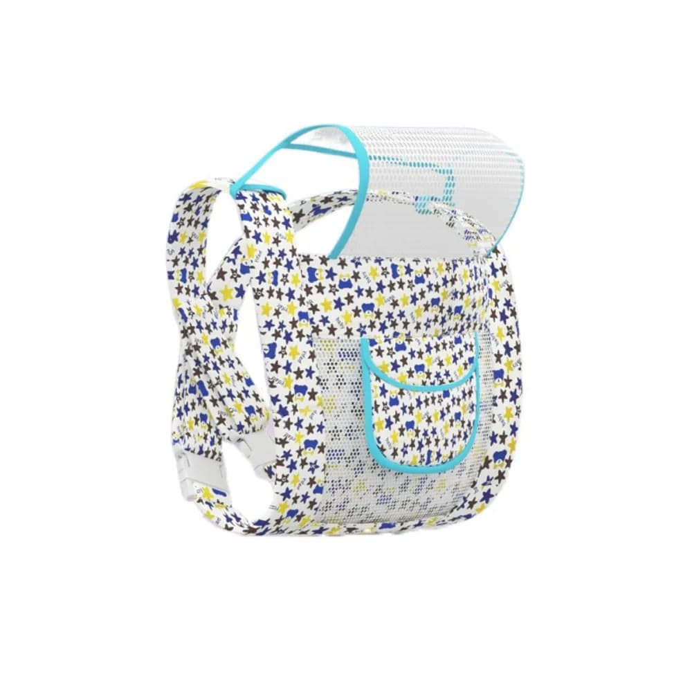 Marsupio multifunzione per neonato Zaini per neonati in rete con tenuta frontale per neonato Borsa a marsupio per neonato con supporto orizzontale