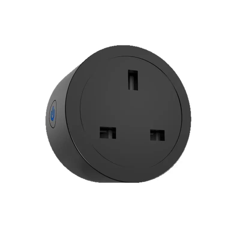 Presa Intelligente WIFI AB34-TUYA 16A con Monitoraggio della Potenza, Funzione Timer, Controllo Vocale, Compatibile con Spina UK