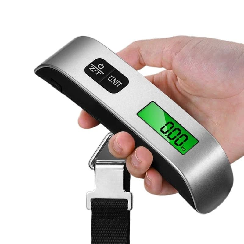 Mini Digital Hanging Scale Portable Luminous High Precision Household Luggage Shopping Weighing Tool