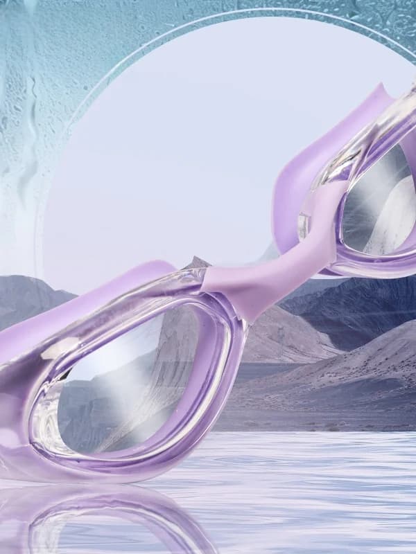 Occhialini da Nuoto Antiappannamento ad Alta Definizione, Attrezzatura Subacquea, Cuffia da Nuoto per Uomo, Occhialini da Nuoto per Donna, Occhialini da Gara Veloci
