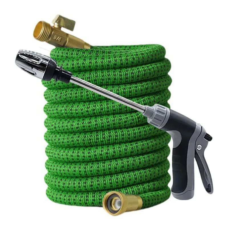 Garden Hose Antigoccia with Adjustable Ugello and Foldable Design, Suitable for Swimming Pools/Camping/Car Washing