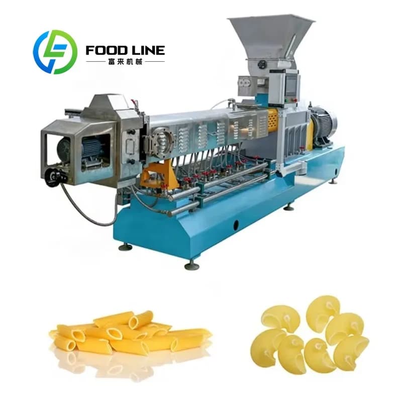 Macchina automatica per estrusore di macaroni Pasta professionale che produce attrezzature per la linea di produzione di lavorazione personalizzate