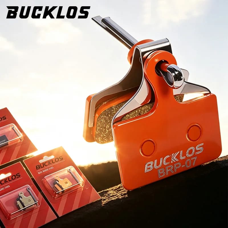 Pastiglie Freno BUCKLOS per SHIMANO K03S K04S K05S, Pastiglie per Freni a Disco Idraulici MTB, Resina Ceramica Multi-Metallica