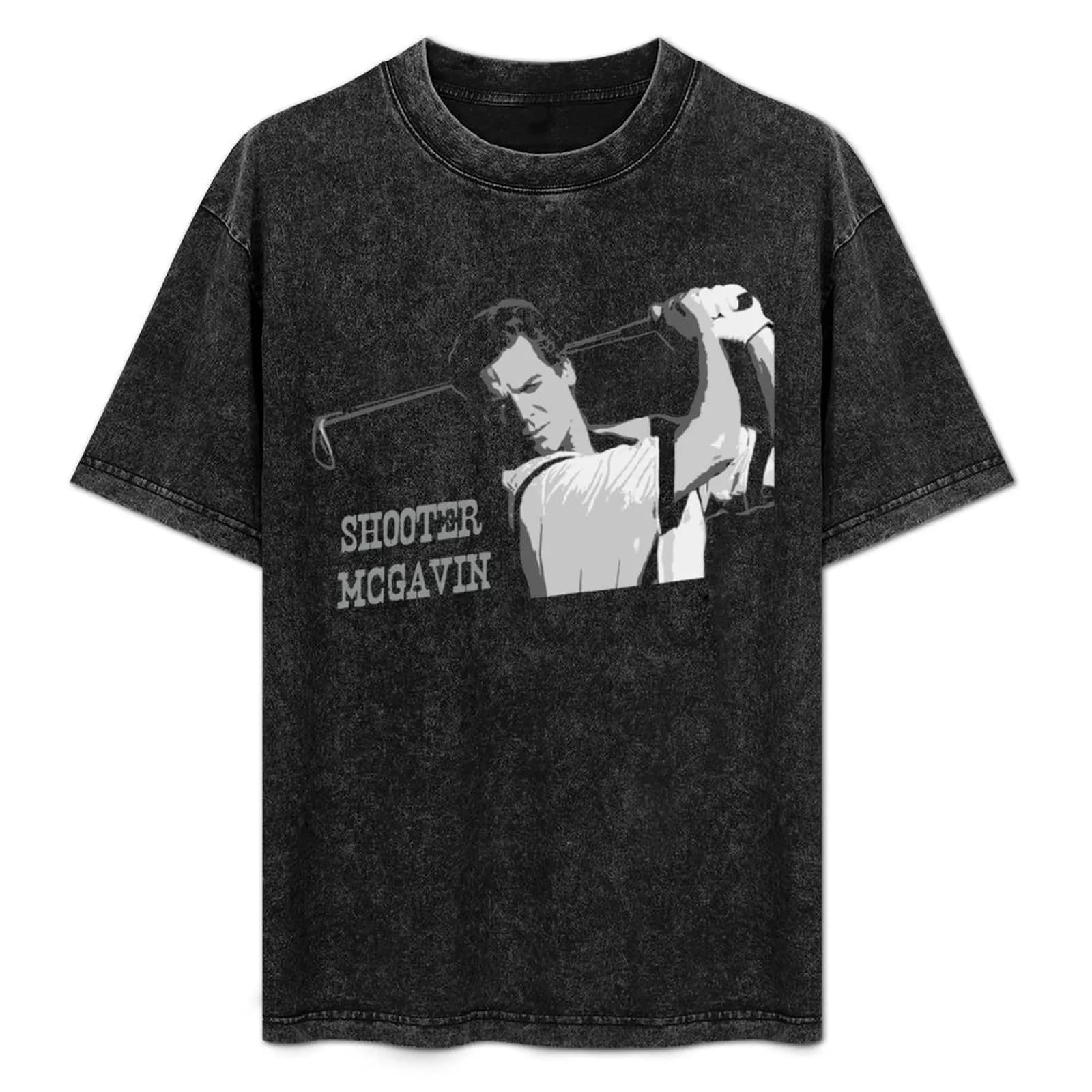T-shirt divertente da golf Shooter Mcgavin, maglietta sportiva leggera da corsa