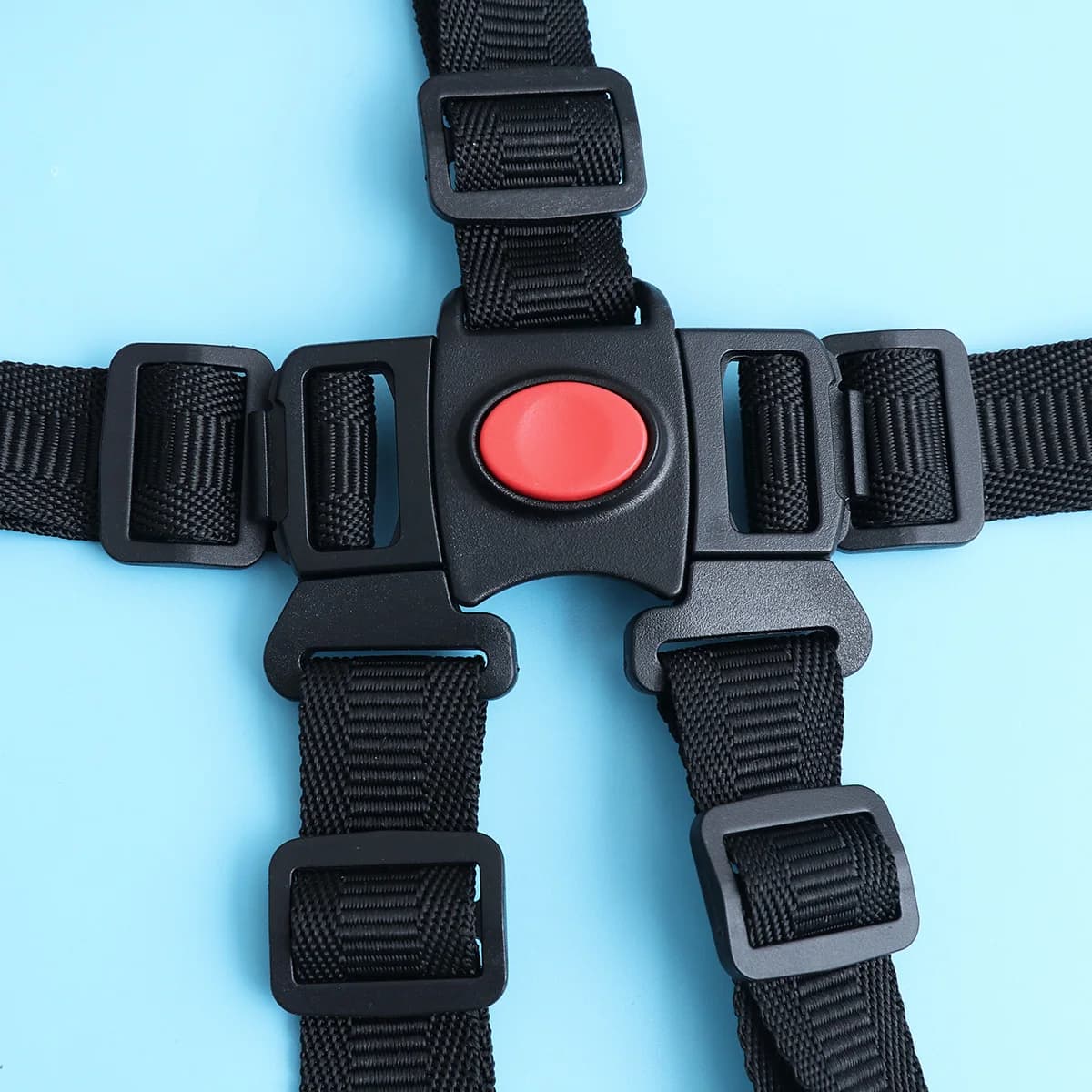 Staffa per imbracatura di sicurezza Cintura regolabile per imbracatura per passeggino Seggiolone Carrozzina Buggy Passeggino Uso pieghevole portatile