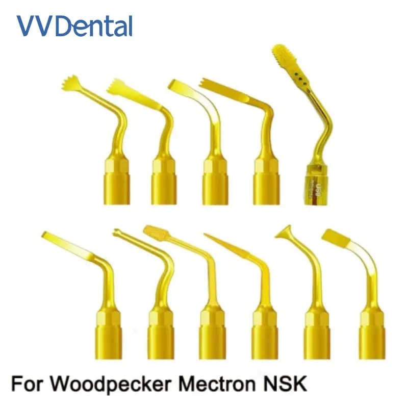 VV Dental Piezo Surgery Tips Bone Cutting Sinus Lifting Implant Perio Scaling Tips For Mectron And Woodpecker Dentistry Tools