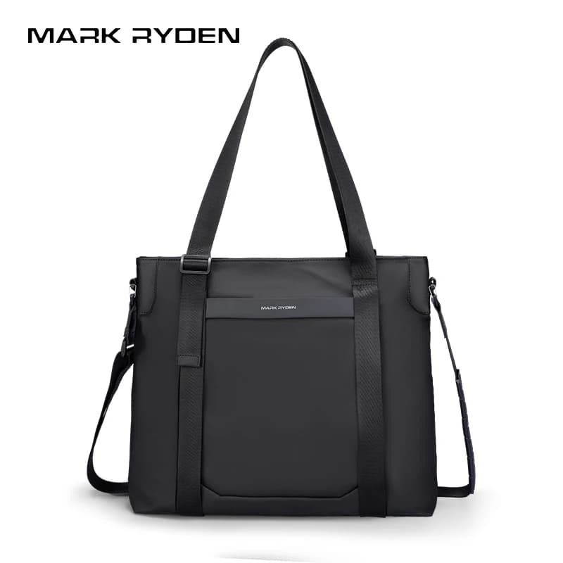 Borsa tote da uomo MARK RYDEN, borsa per laptop idrorepellente con cerniera YKK, borsa a tracolla antifurto multitasche
