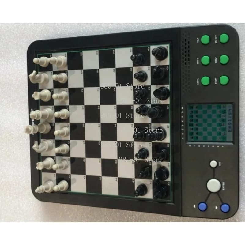 Set di Scacchi Intelligente per Duello Uomo-Macchina, Gioco a Due Giocatori, Apprendimento e Pratica degli Scacchi, Puzzle Educativo, Scacchiera