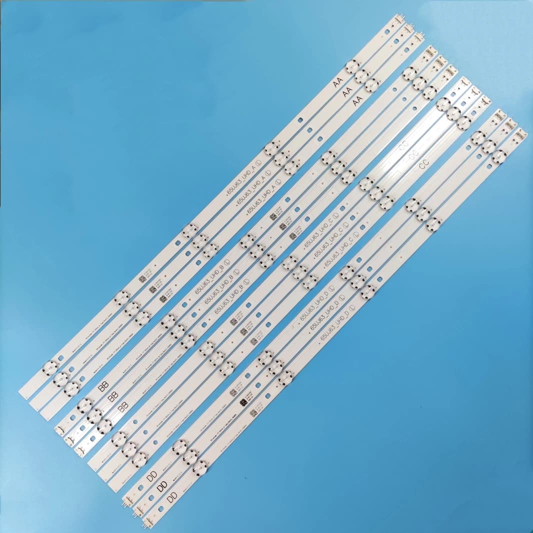 12 Pz/set striscia di retroilluminazione a LED per 65UK6100PLB 65LG63CJ-CA 65UJ6100 65UJ630A 65UJ630Y SSC_65UJ63_UHD _ D 65UJ6300 65UJ630V