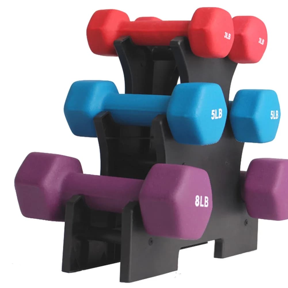 Weight Storage Organizer Compact Dumbbell Rack Stand Only Small Weight Rack for Dumbbells for Home Gym Organization