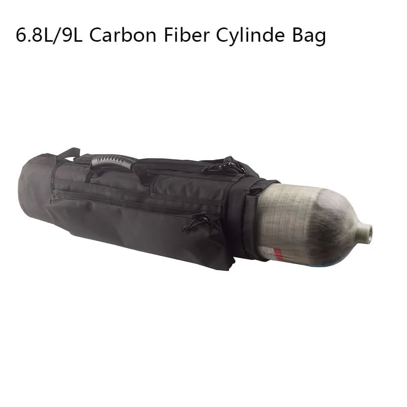 Outdoor 6.8L 9L Carbon Fiber Cylinde Backpack Bag Air Tank Soft Protective Paintball Bag PCP Accesories Scuba Diving Equipment