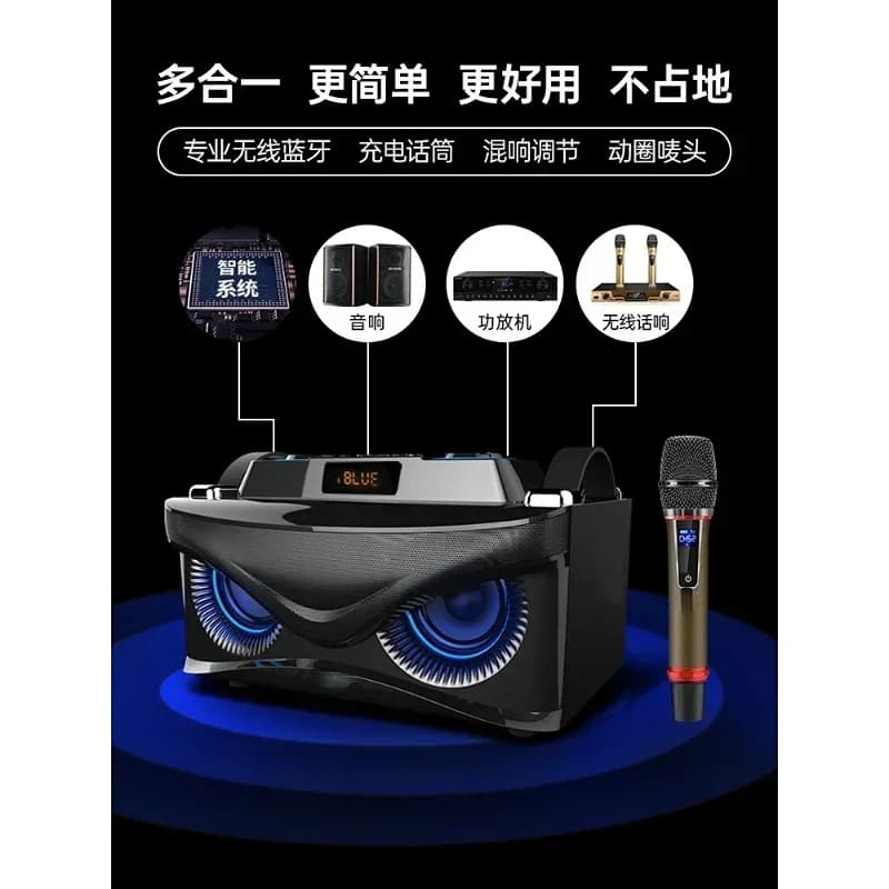 Bluetooth Speaker – Compact Wireless Home Speaker, Mini PC Speaker with Subwoofer, Deep Bass, and High-Quality Audio