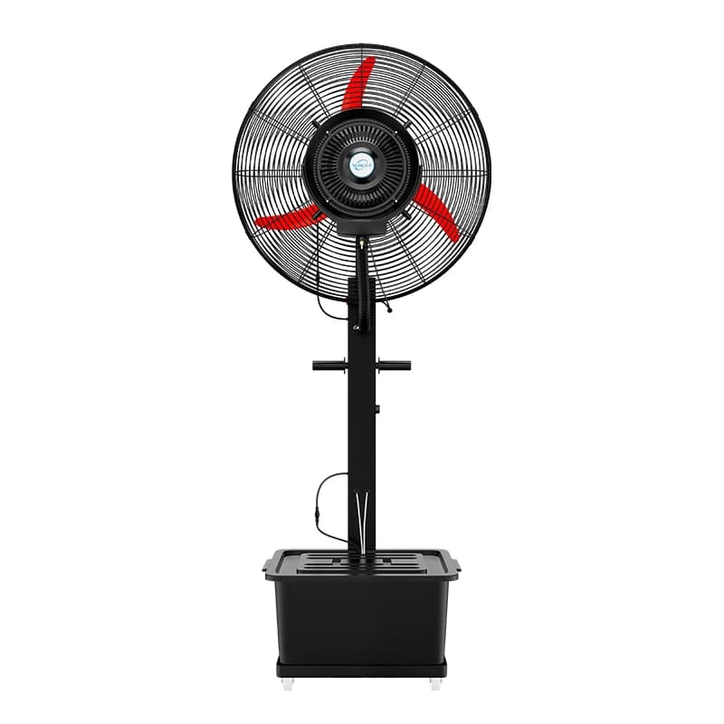 Hot Selling 30-Inch Industrial Air Mist Humidifier Spray Fan Electric Floor-Standing Water Cooling Fan for Outdoor Car RV Metal