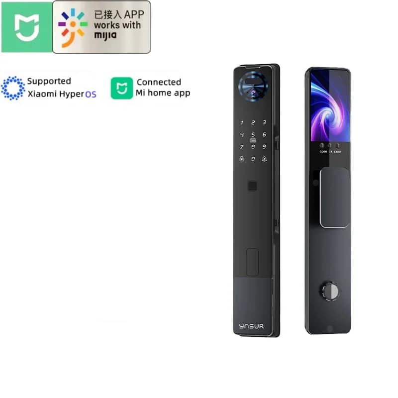 YN S11M Smart Home Serratura elettronica digitale per Xiaomi Mijia Mihome App Campanello per impronte digitali 3D Face Palm Vein Camera Smart Locks
