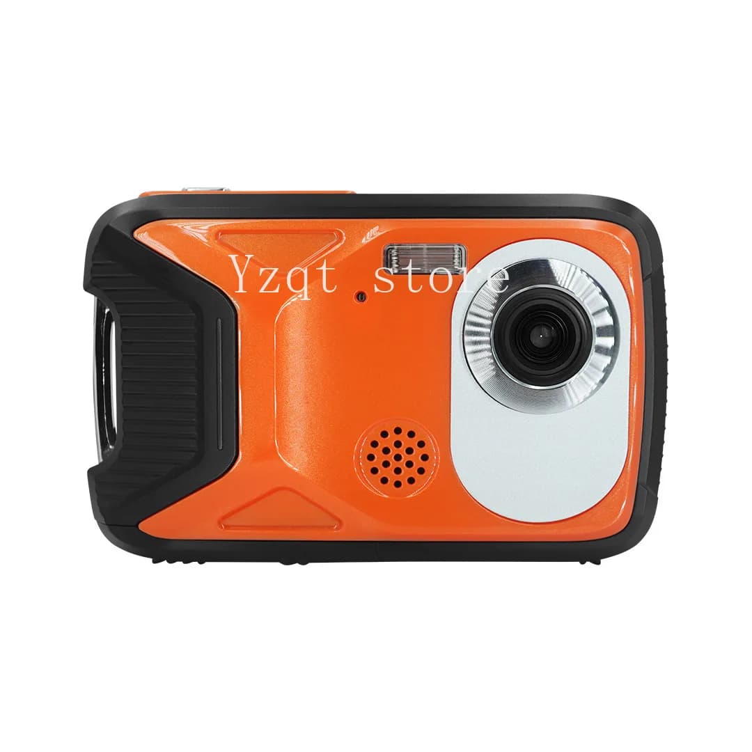 fotocamera digitale impermeabile transfrontaliera in metallo nudo da 5 metri fotocamera ad alta definizione per sport subacquei 1080P con grande schermo da 2,8 pollici