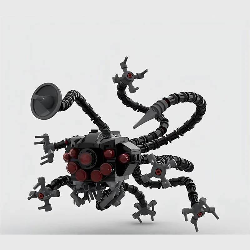 MOC Squid Matrix Piccole particelle Building Block Sentinel Brick Giocattoli per bambini