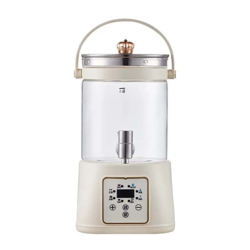 Large Capacity Electric Glass Health Kettle Multifunctional Stewing Boiling Pot Tea Cooker For Office Home Restaurant Use