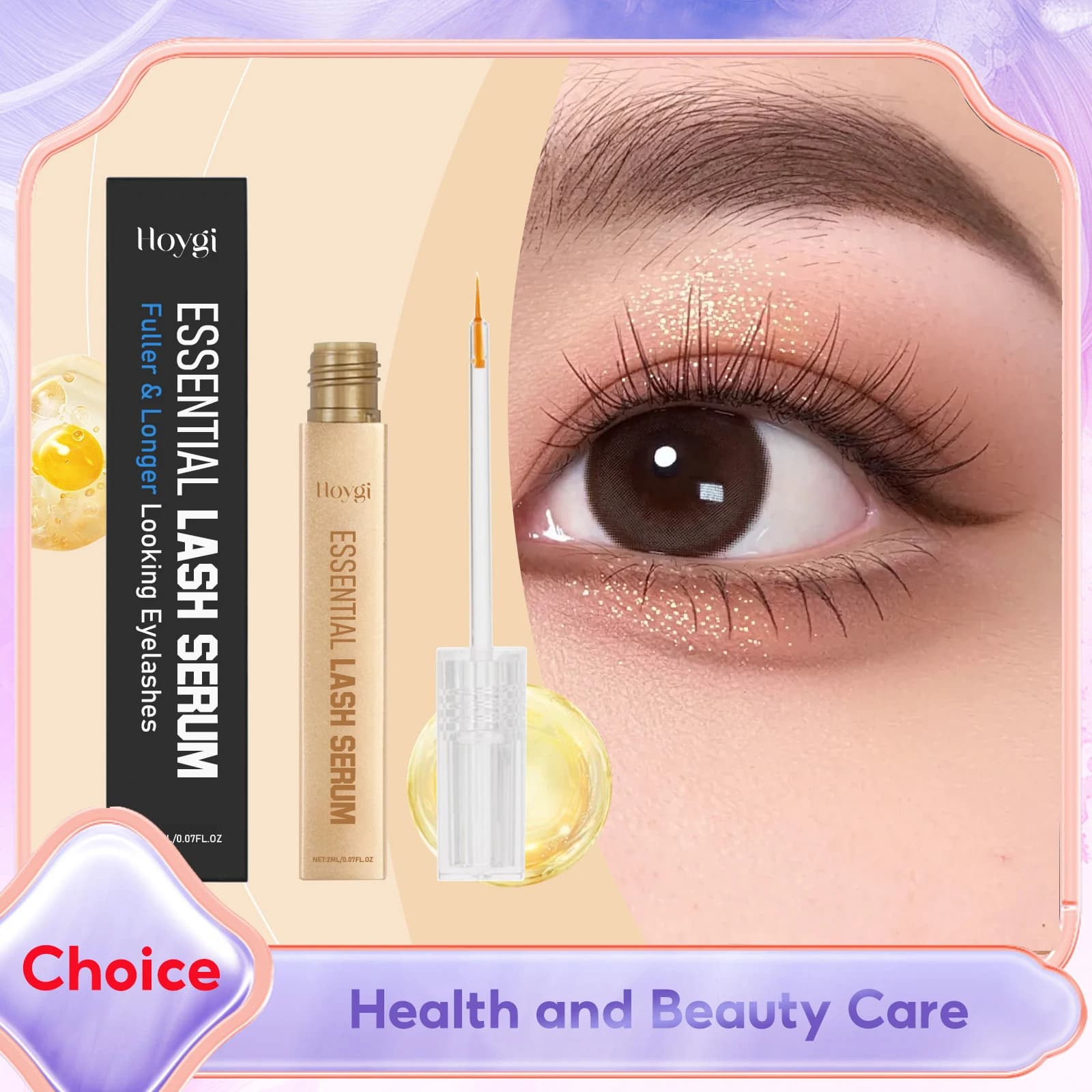Long-lasting Mascara for Curving and Promoting Eyelash Growth, Rapid Drying, Extending, Beauty Cosmetic for Eyelash Extension
