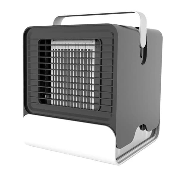 Mini condizionatore d'aria portatile USB umidificatore purificatore luce ventola di raffreddamento ad aria da tavolo ventola di raffreddamento dell'aria per ufficio casa