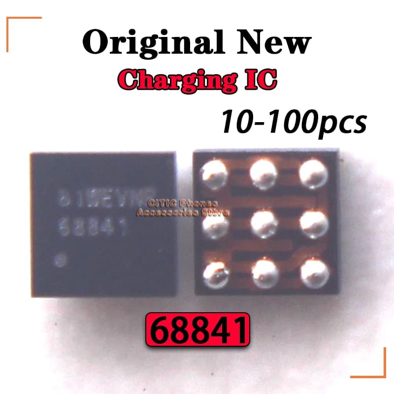 10-100pcs New Original 68841 CSD68841W 9pins Q3350 USB Charger Charging IC Chip For iPhone 8 8plus X