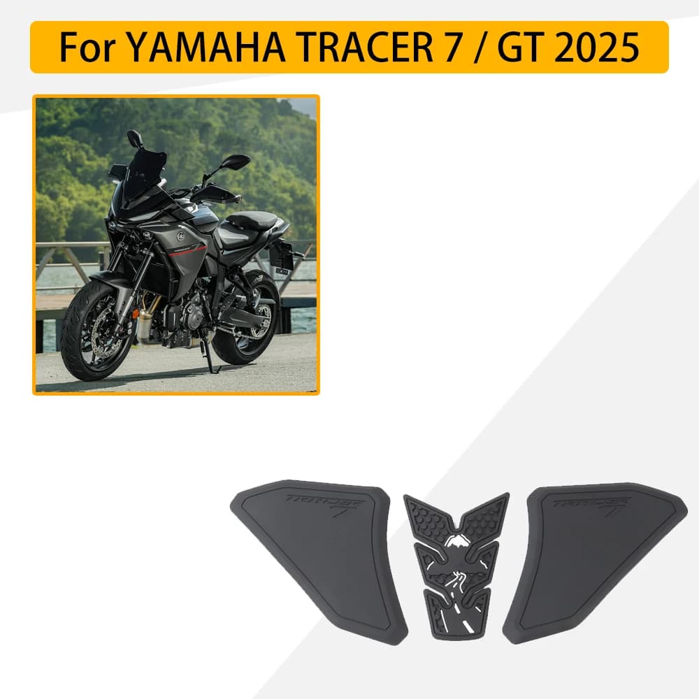 Adesivi serbatoio carburante moto Tappetino durevole impermeabile per YAMAHA TRACER 7 / GT 2025 Decalcomania resistente agli urti Facile installazione