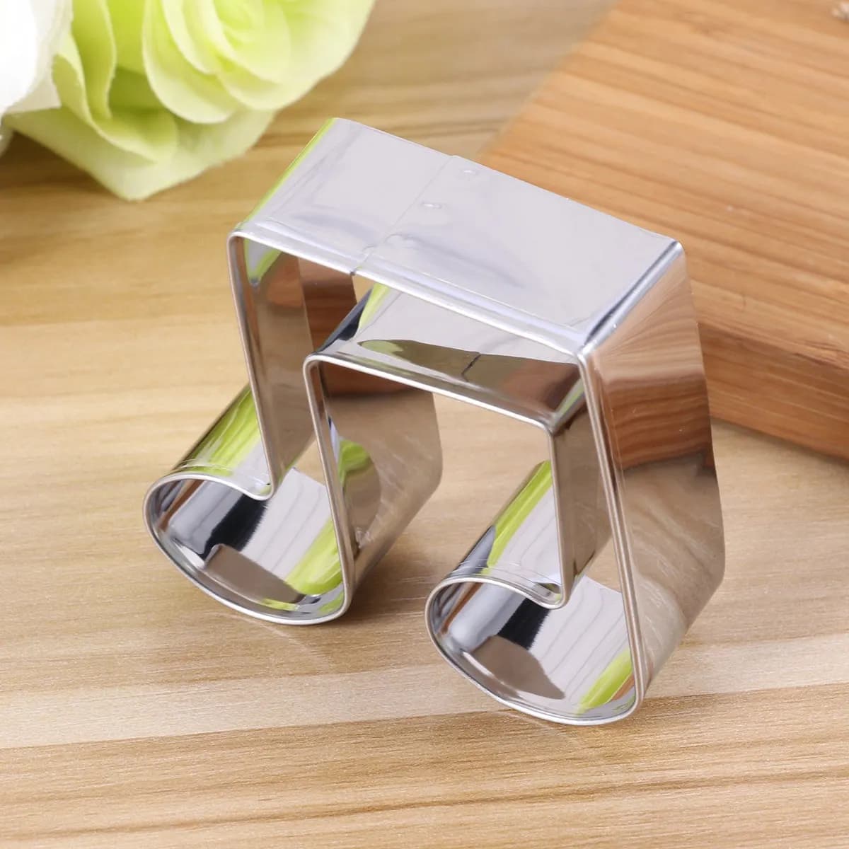 Musical Note Stainless Steel Fondant Cutter Cookie Mold for Baking Chocolate Candy Jelly Ice Cube Decoration Easy Demould Clean