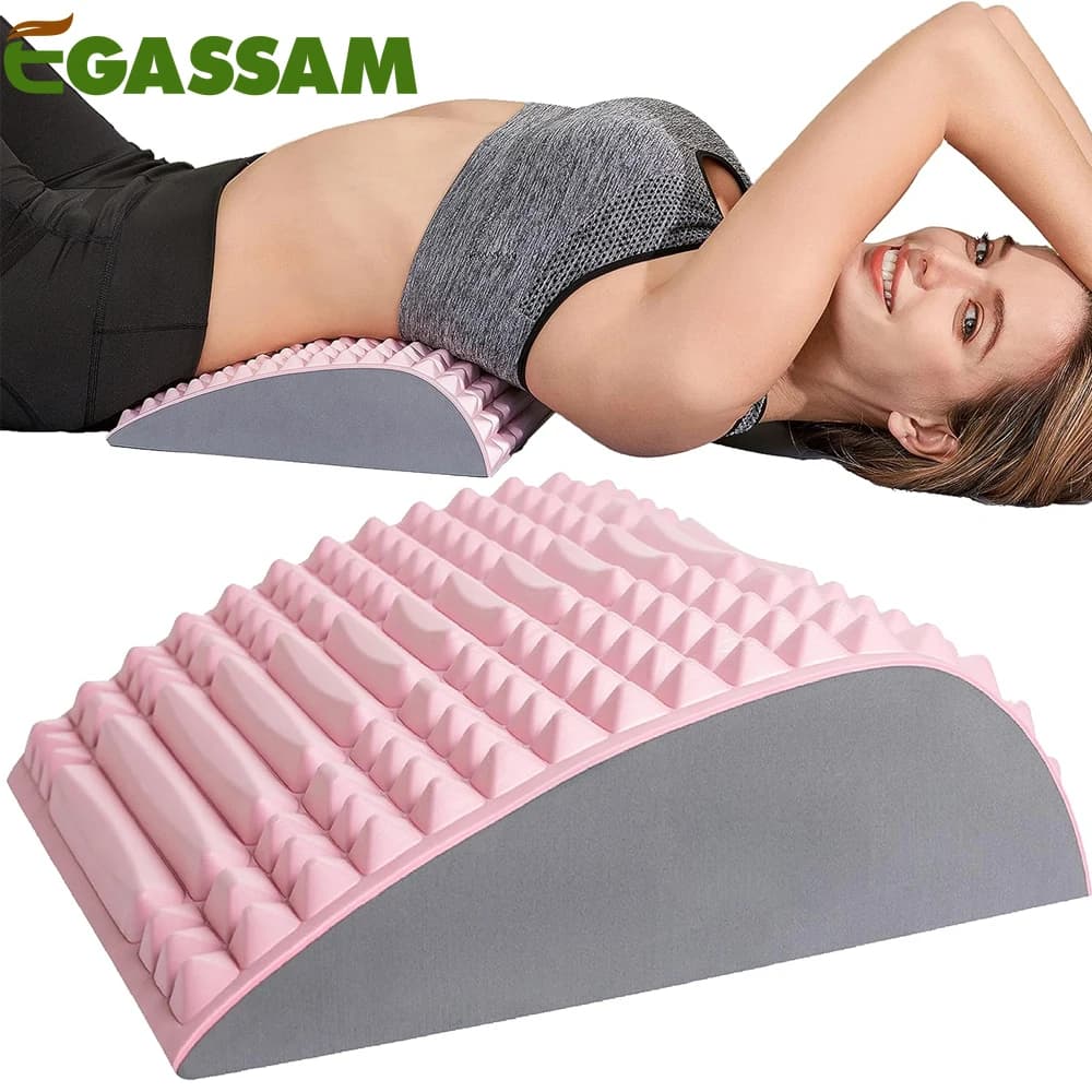 Back stretcher cushion, neck lumbar massager, sciatica, disc hernia, pain relief massage, relaxation, posture concealer