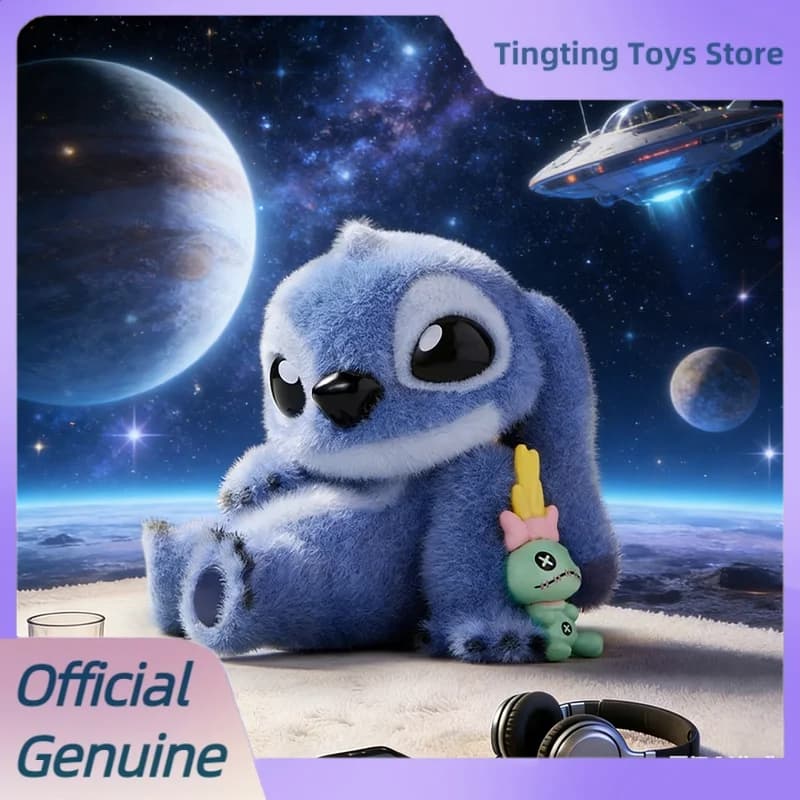 Autentiche Figure Disney Stitch Serie With You, Giocattoli Blind Box, Decorazioni da Scrivania, Modellini Anime da Collezione, Regalo di Compleanno