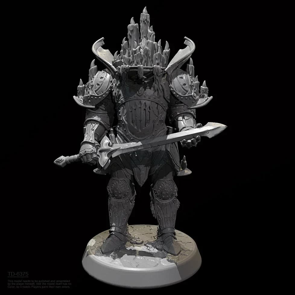 L'altezza dell'uomo 38mm 50mm 75mm Kit modello in resina figura incolore e autoassemblata (stampa 3D) TD-6375/3D