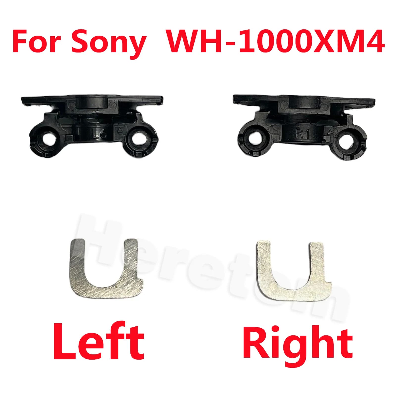 Cuffie cerniera in plastica girevole per Sony WH-1000XM4 WH1000XM4 destra/sinistra con parti metalliche U