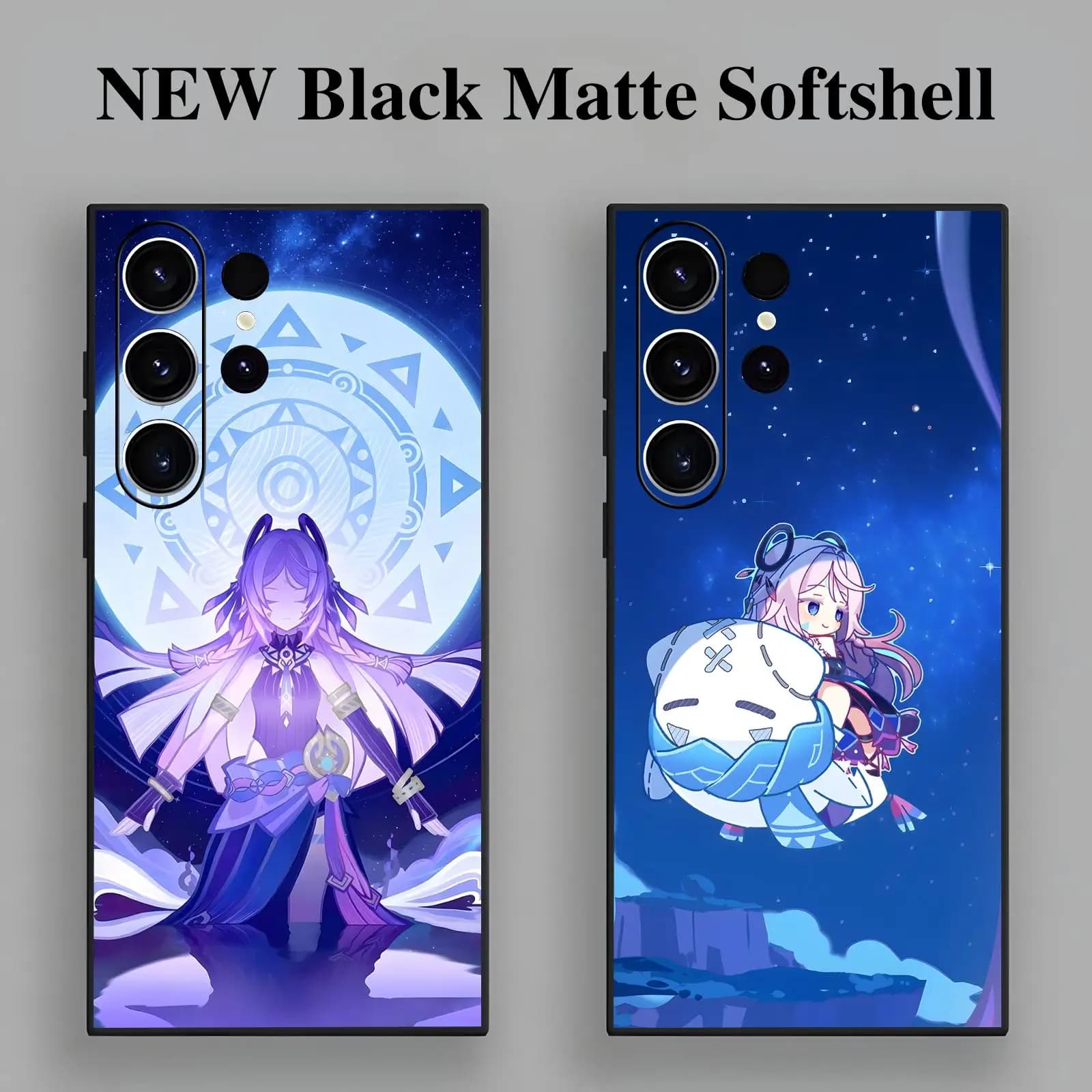 genshin impact Citlali Phone Case For Samsung S26 S25 S24 S23 S22 S21 S20 Ultra Note20 Anti-Drop Soft Black Case