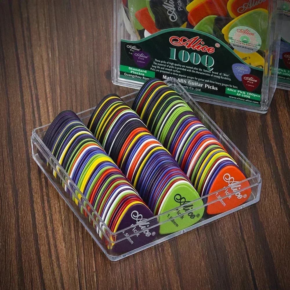 Plettro per chitarra Suono originale Moderatore per basso elettrico Accessori per chitarre Spessore 0,58 mm Strumenti musicali