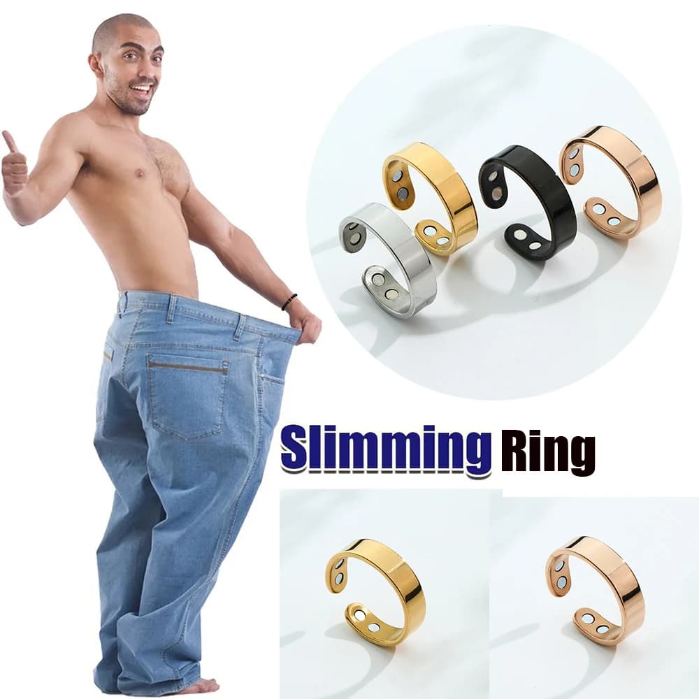 Anello magnetico in acciaio inossidabile Anelli antirussamento Anelli per campo magnetico ultra resistenti in rame per uomo Donna Anello per terapia magnetica