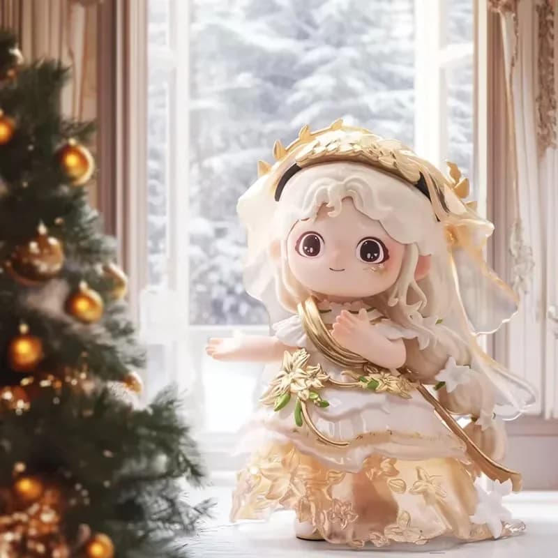 Heyone-Joy Christmas Secret Ball Series Blind Box Toys Doll Cute Anime Action Figure Ornamenti Figurine Doll Desktop Home Decor