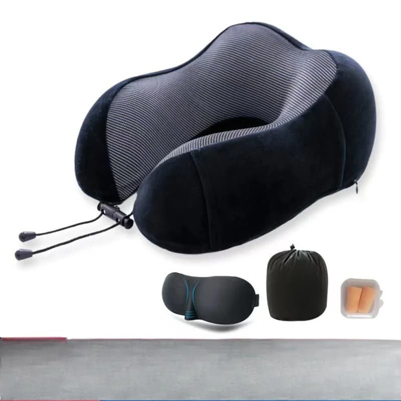 Cuscino da Viaggio a Forma di U in Memory Foam, Cuscino per il Collo Portatile all'Ingrosso
