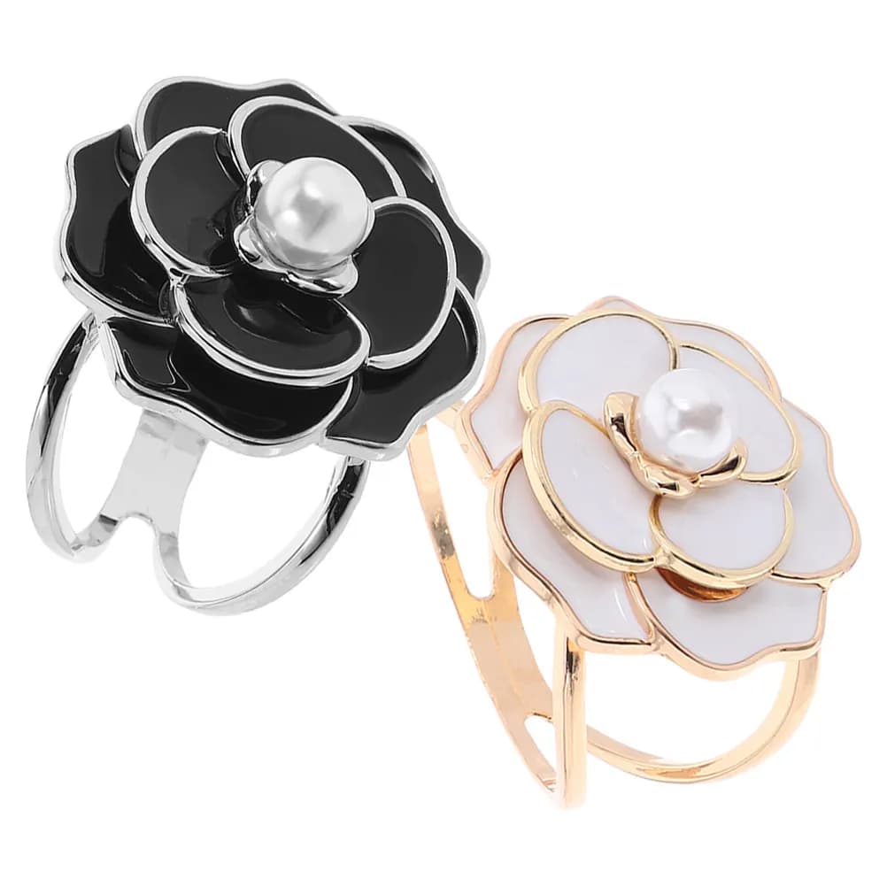 2 Pezzi Clip per Cardigan, Anelli Fermascarpe, Fermagli Decorativi in Metallo per Abbigliamento Femminile