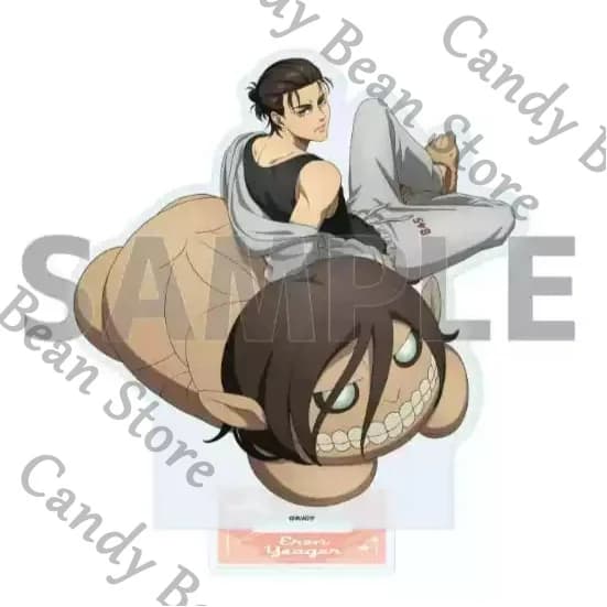 Genuine Anime Attack on Titan Eren Jaeger Cosplay Maumet Throw Pillow Acrylic Standing Sign Cartoon ‌figure Stand Adorn Gift