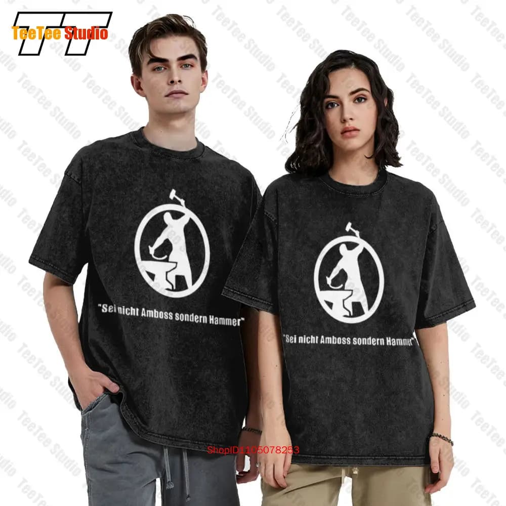 T-shirt oversize da golf in metallo da fabbro Sei non incudine ma martello da fabbro 198K