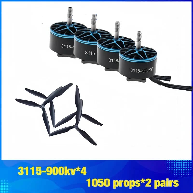 Brushless Engine 3115 900KV 6S for FPV 9-10 Drums, RC Long Raggio Cinelifter Drum Parts