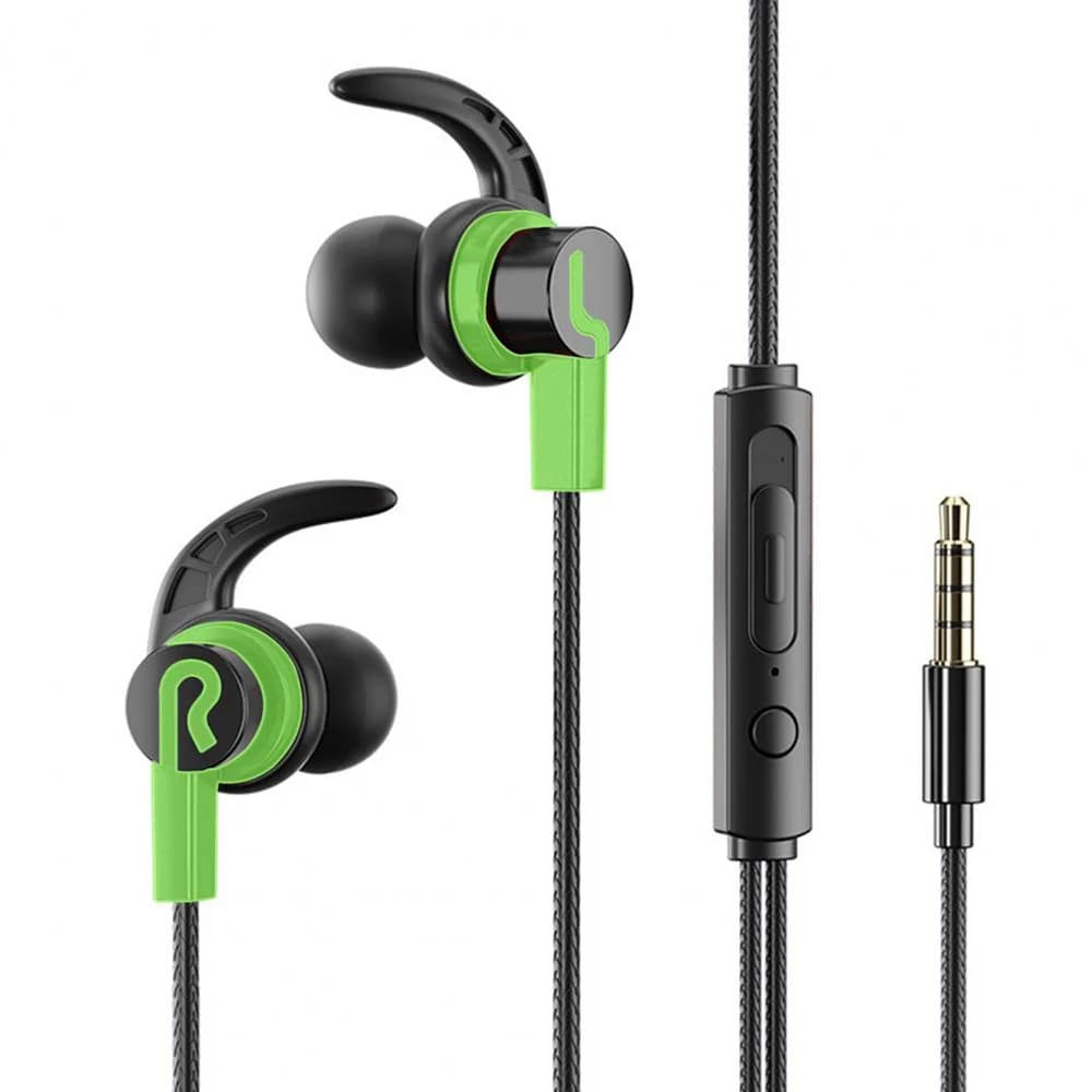 3.5 mm wired headphones with microphone Bass stereo earphones HiFi Sports Music Phone Games Laptop MacBook