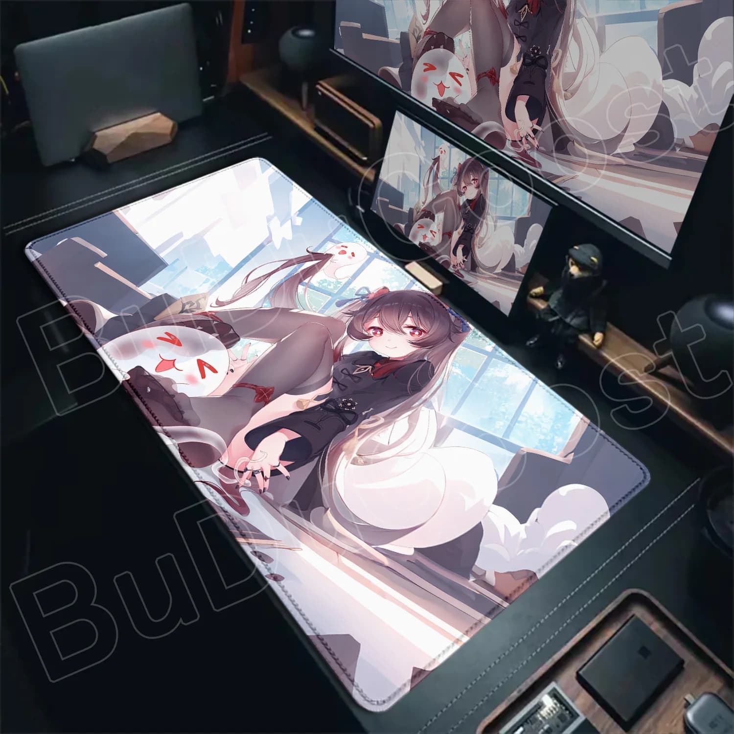 Kawaii gamer Genshin Impact Hu Tao Mouse pad HD Printing Office accessories desktop protection pad XXL Large desk mat Laptop Pad