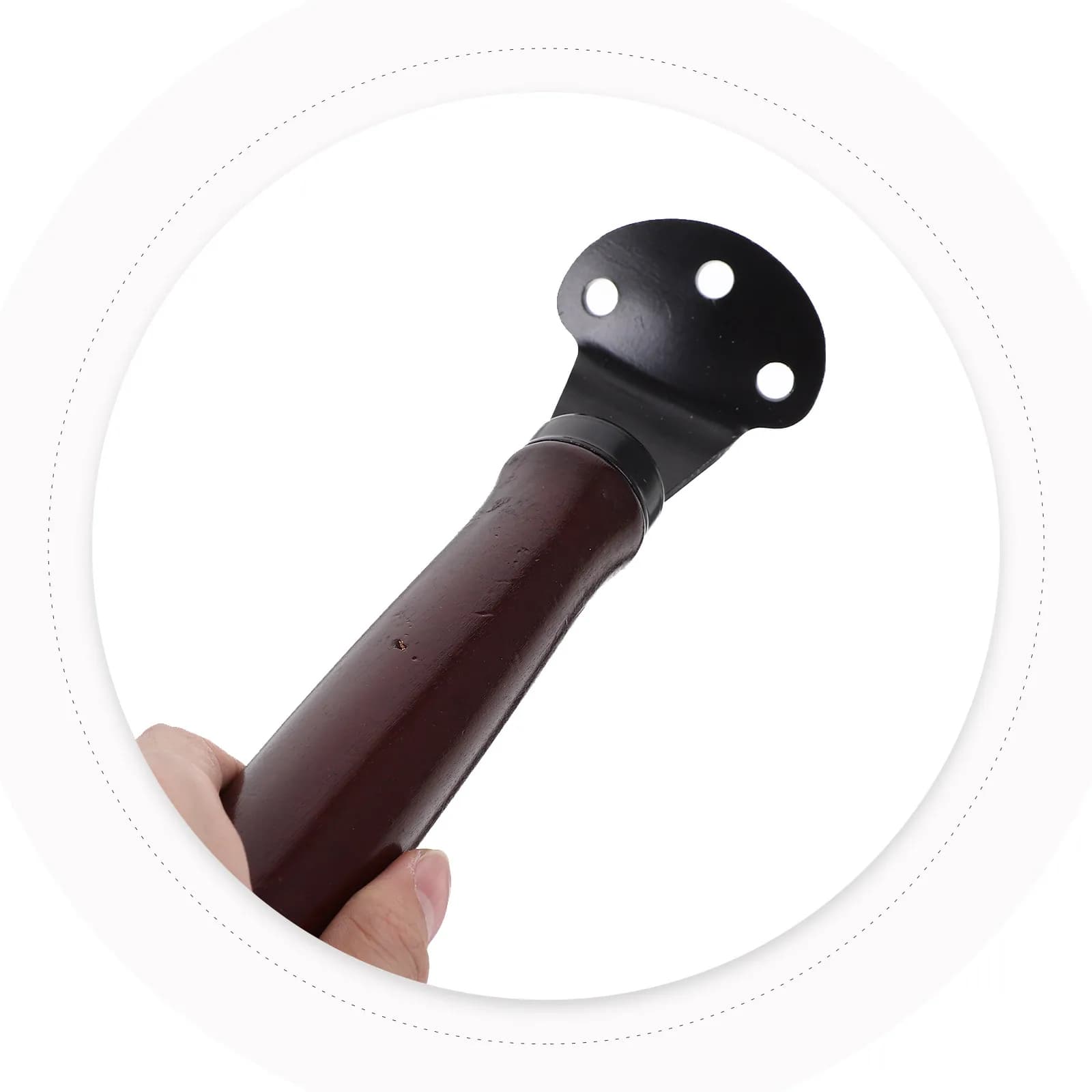 Set of 1 wooden handle and knob for cover, light and heat resistant accessories, suitable for pan handles and pan covers.