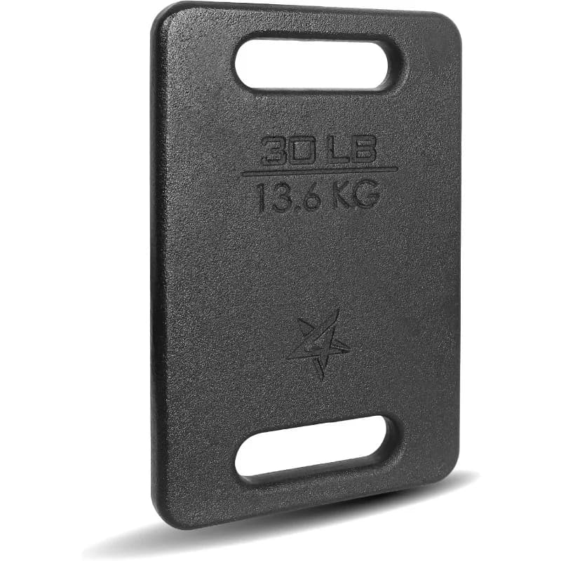 Weight of the wrench in cast iron, weighted plate for shocks, swings, squat, strength training - Multiple weights: from 10 pounds to 45 pounds